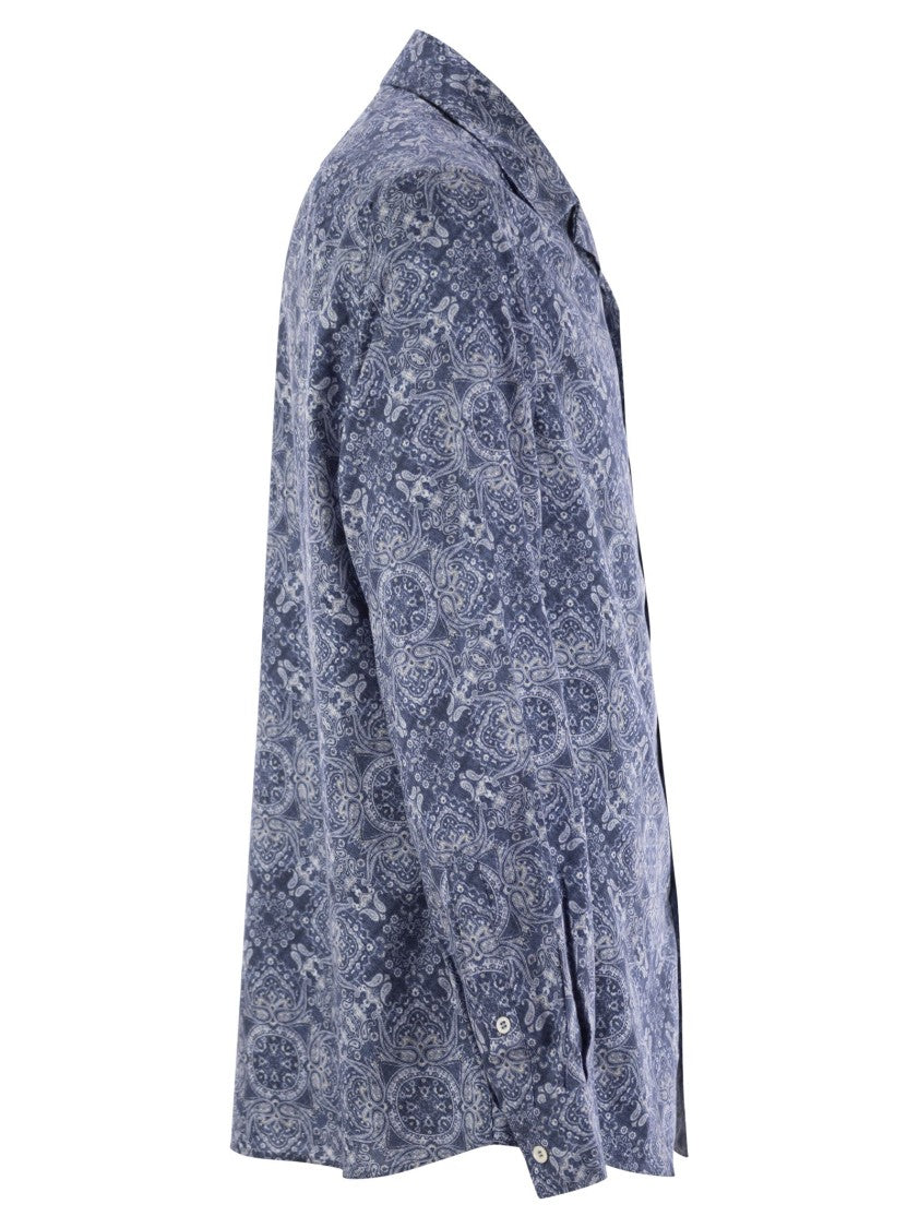 Brunello Cucinelli Classic Easy Fit Cotton Shirt