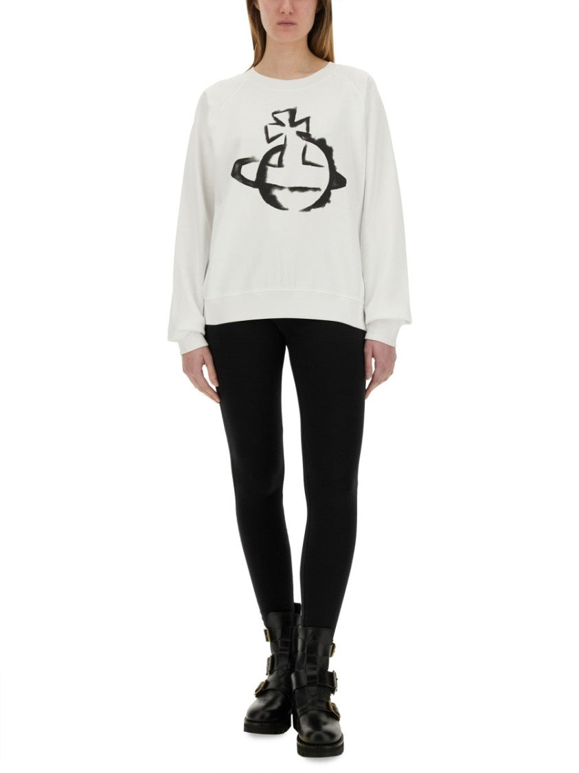 Vivienne Westwood "Stencil Orb Raglan" Sweatshirt