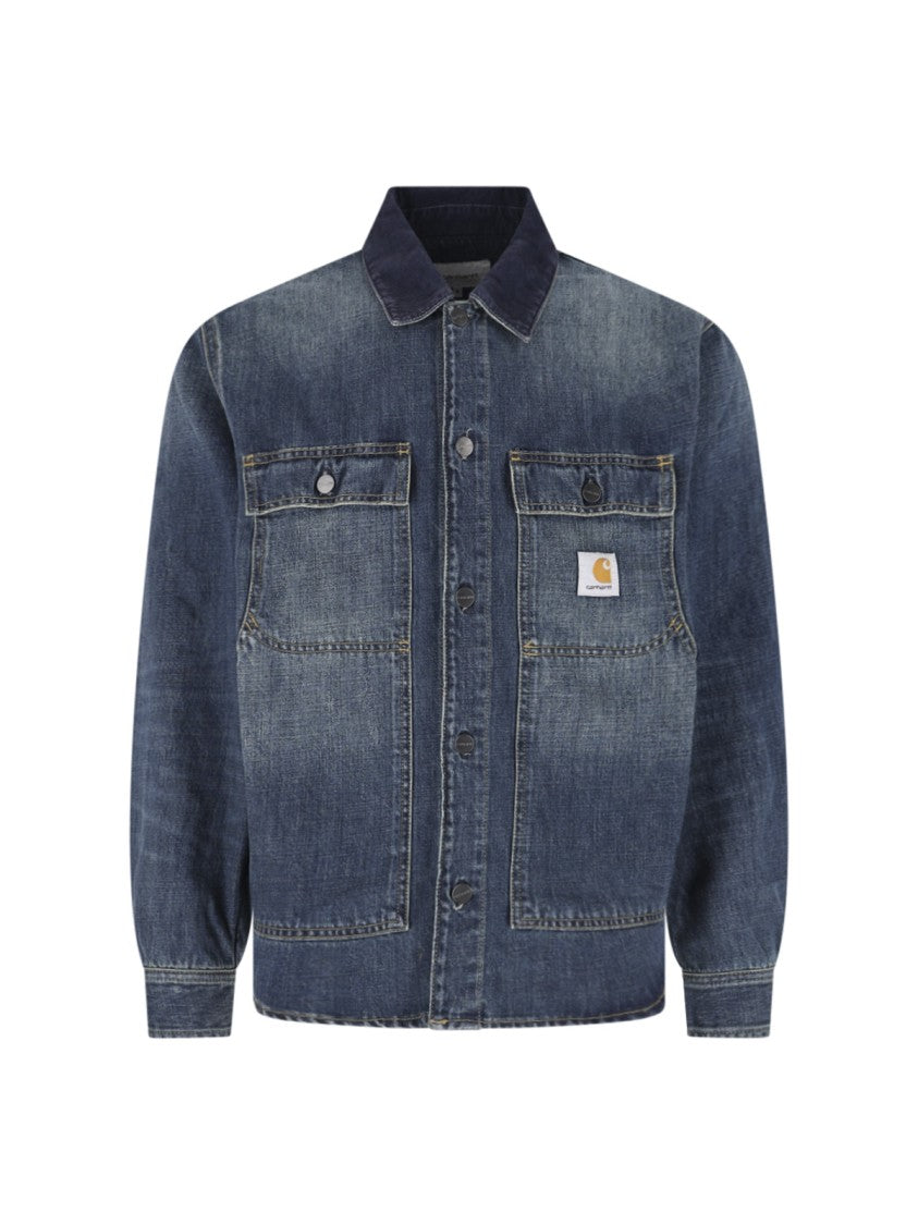 Carhartt Wip Blue Relaxed-Fit Cotton Denim Jacket