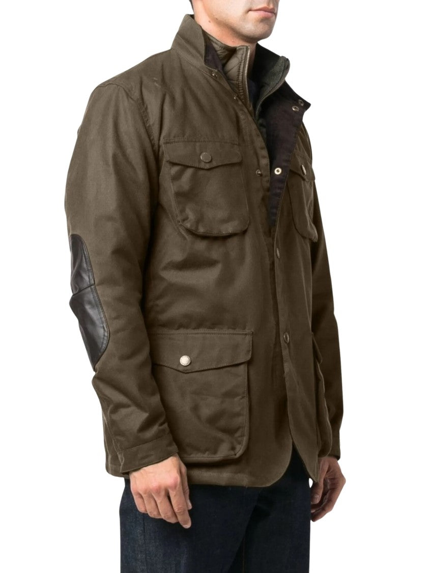 Barbour Ogston High-Neck Waxed Jacket