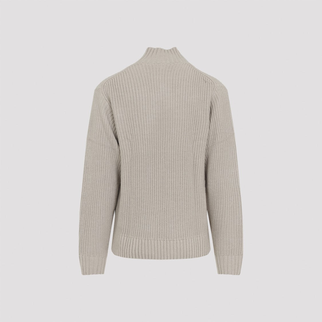 Carhartt Wip Fleur De Sel Grey Detroit Half Zip Sweater