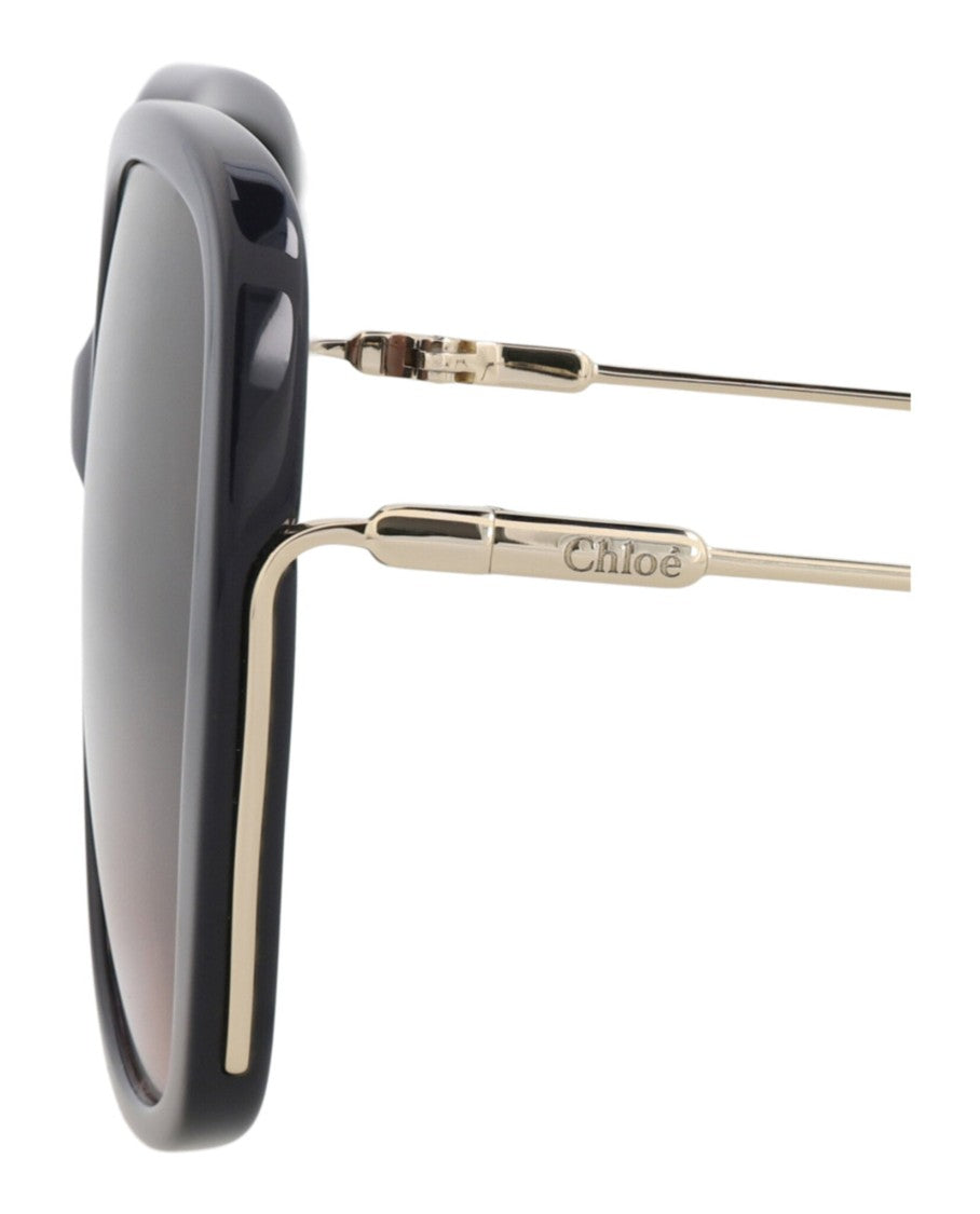 Chloé Square-Frame Recycled Acetate Sunglasses