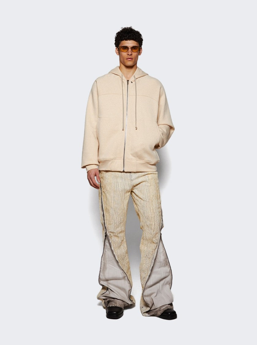 Rick Owens Hooded Cotton Windbreaker With All-Over Paneled Construction