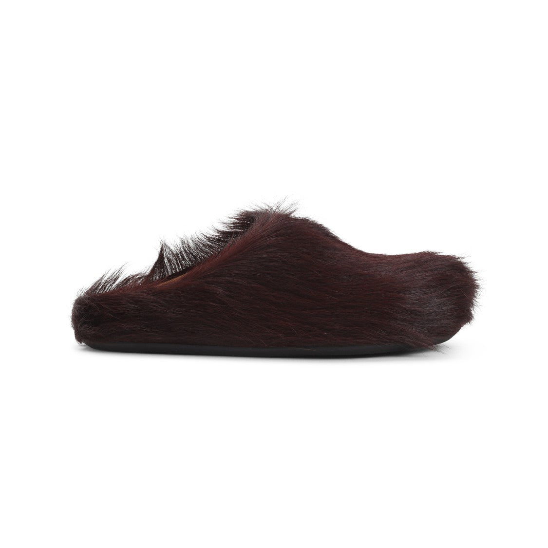 Marni Wild Cherry Calf Hair Fussbett Mules