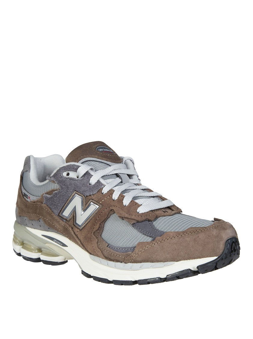 New Balance Earthy Brown Layered Panel Sneakers