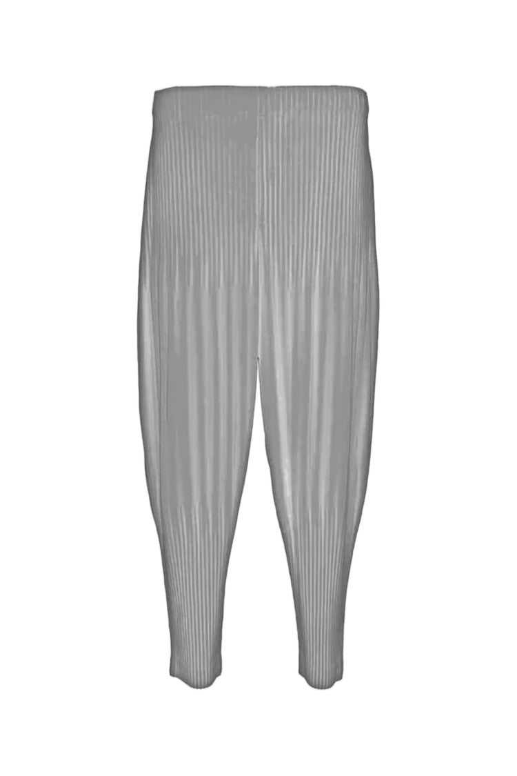 Homme Plissé Issey Miyake Pleated Design Jogger Pants With Tapered Fit
