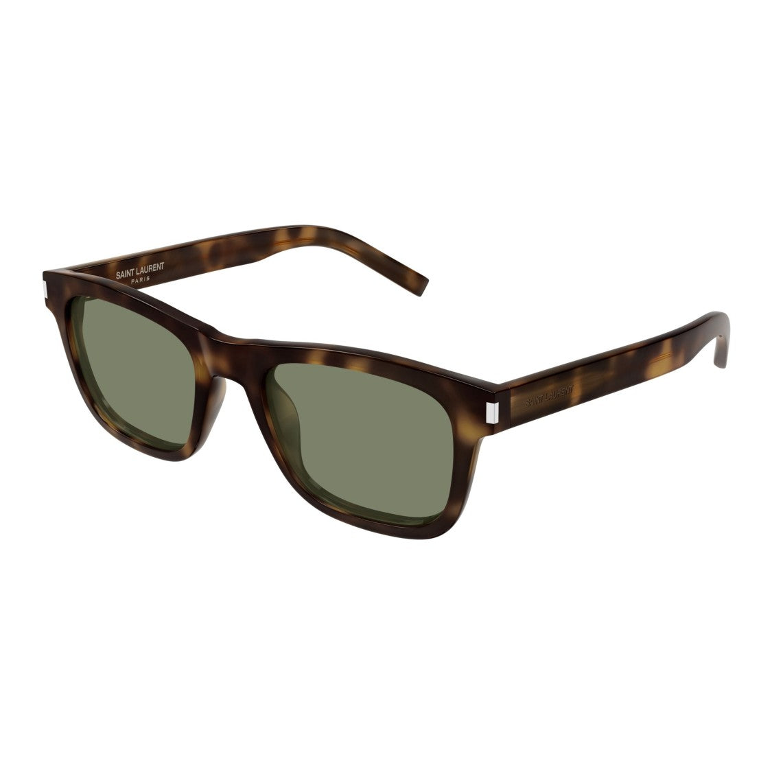 Saint Laurent Sl 819 Classic Rectangular Tortoiseshell Sunglasses