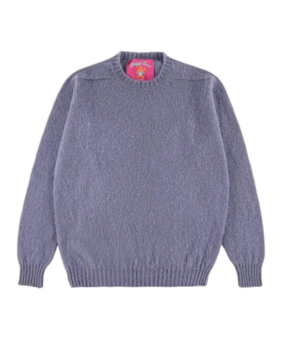 Howlin Relaxed Fit Wool Sweater With Classic Crew Neckline