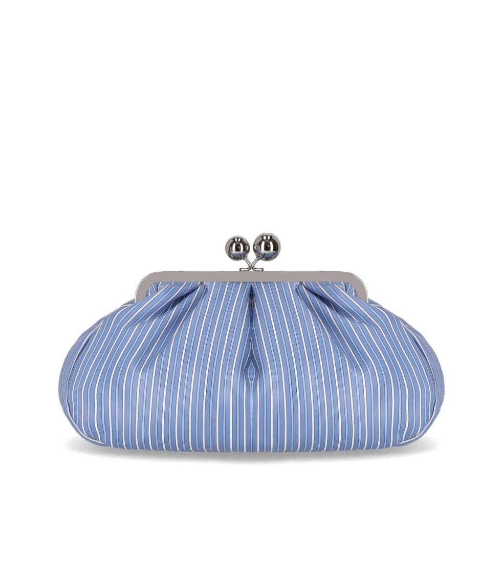 Max Mara Pasticcino Rubens Medium Light Blue Clutch