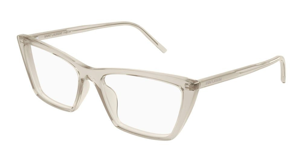 Saint Laurent Eyeglasses Sl 737 Mica Thin Opt 005 Yellow Yellow Transpa 54/16/145