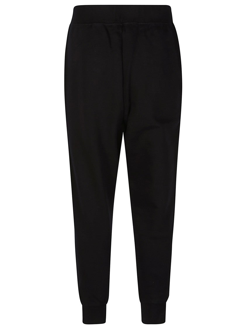 Dsquared2 Black Cotton Signature Pants