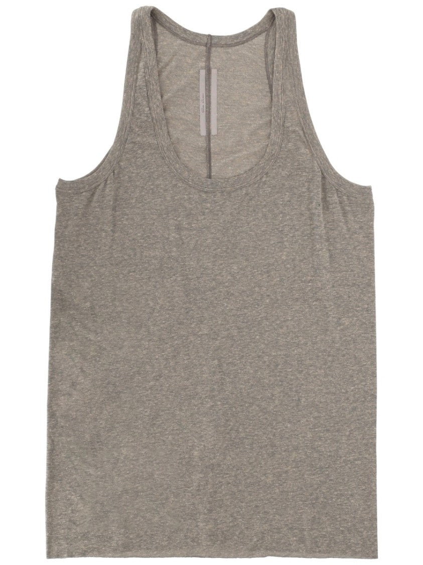 Rick Owens Sleeveless Scoop Neck Seam Tank Top