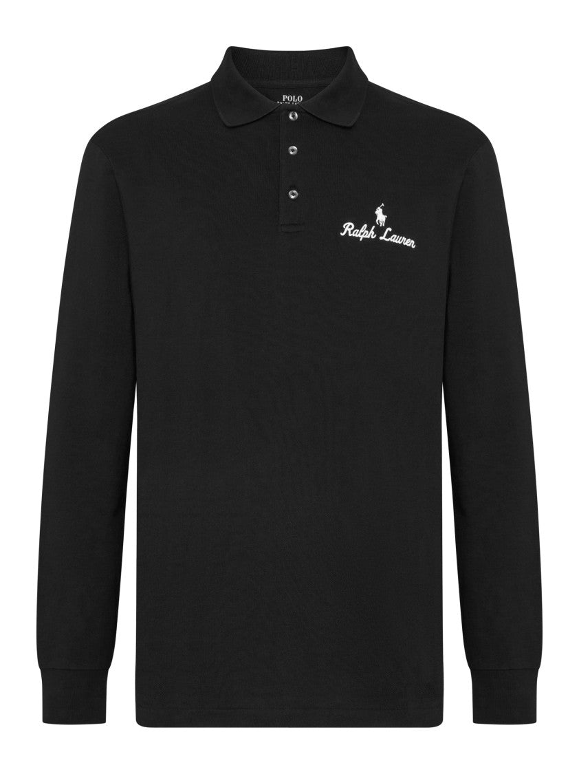 Polo Ralph Lauren Long-Sleeve Polo Shirt With Ribbed Collar