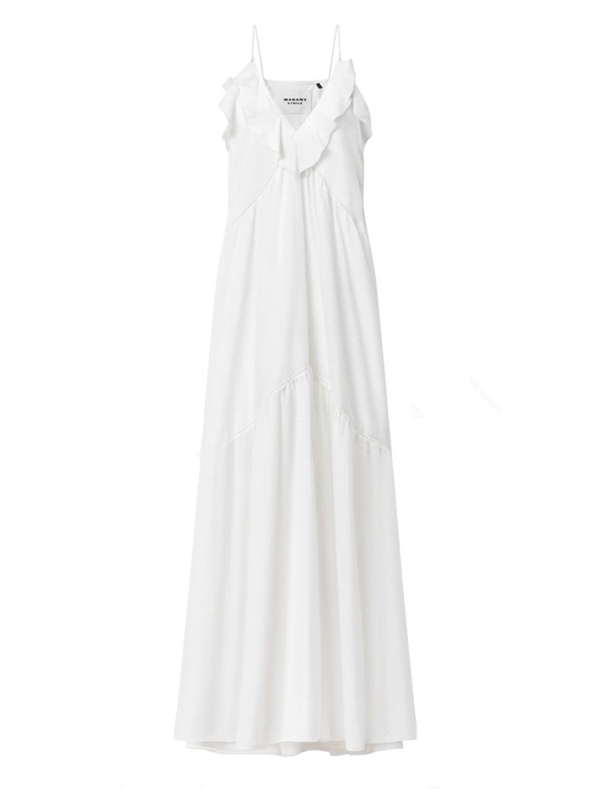 Isabel Marant Étoile Vasma Cotton Viscose Ruffled Dress