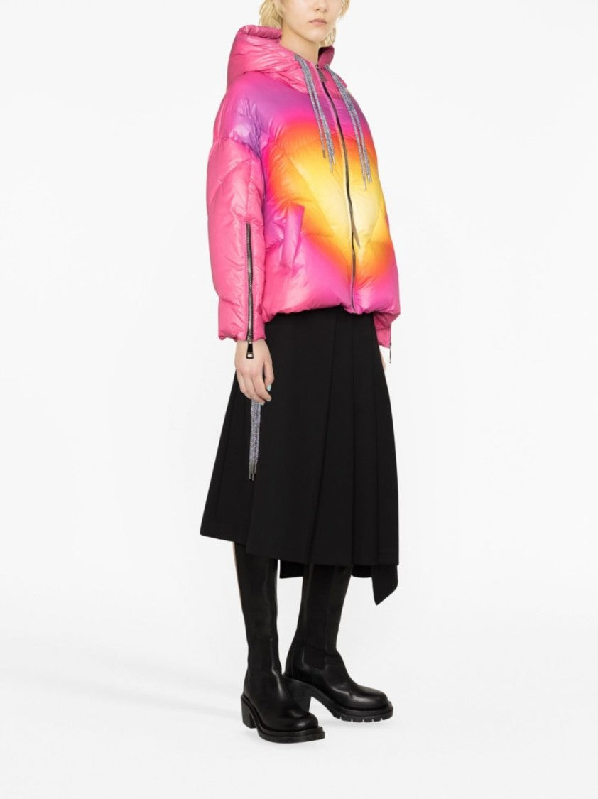 Khrisjoy Gradient Hooded Puffer Jacket