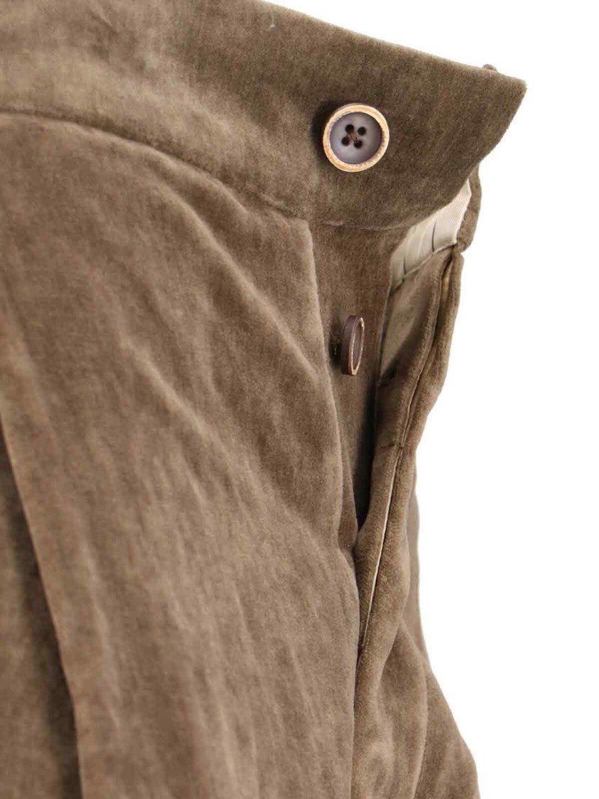 Uma Wang High-Waisted Wide-Leg Trousers With Button Closure