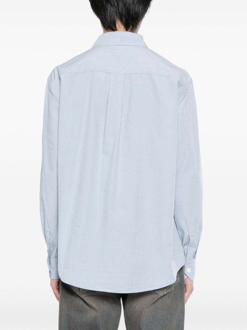Our Legacy Blue Relaxed Fit Classic Collar Shirt