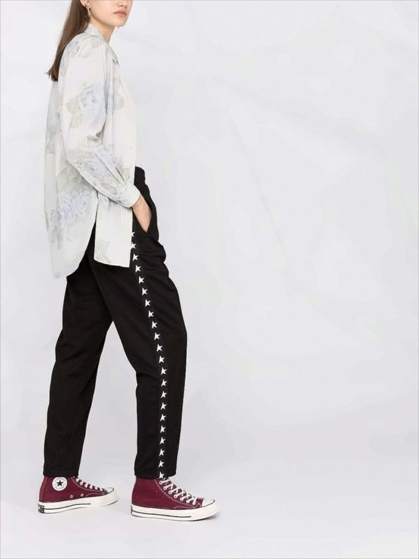 Golden Goose Jogger Pants With Star Detail And Elastic Waistband