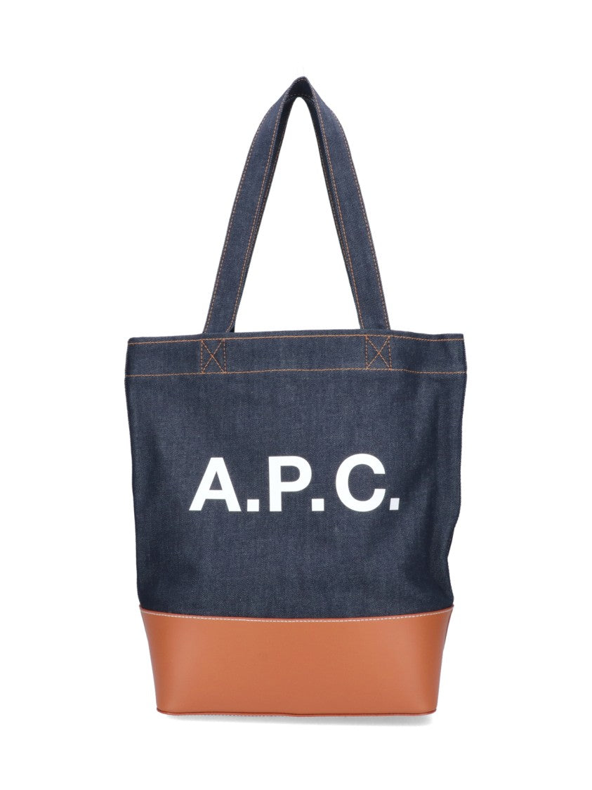 A.P.C. Axel Tote Bag – Blue