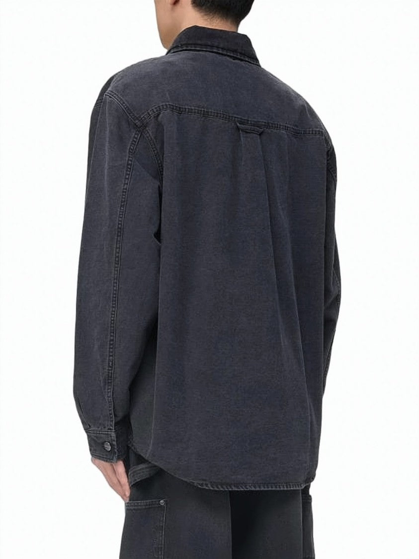 Carhartt Wip Vintage-Inspired Relaxed Fit Black Jacket