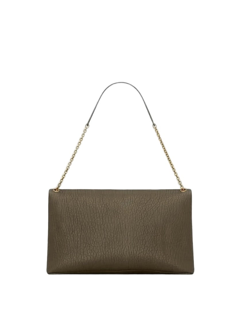 Saint Laurent Textured Lambskin Tote Bag With Envelope Design