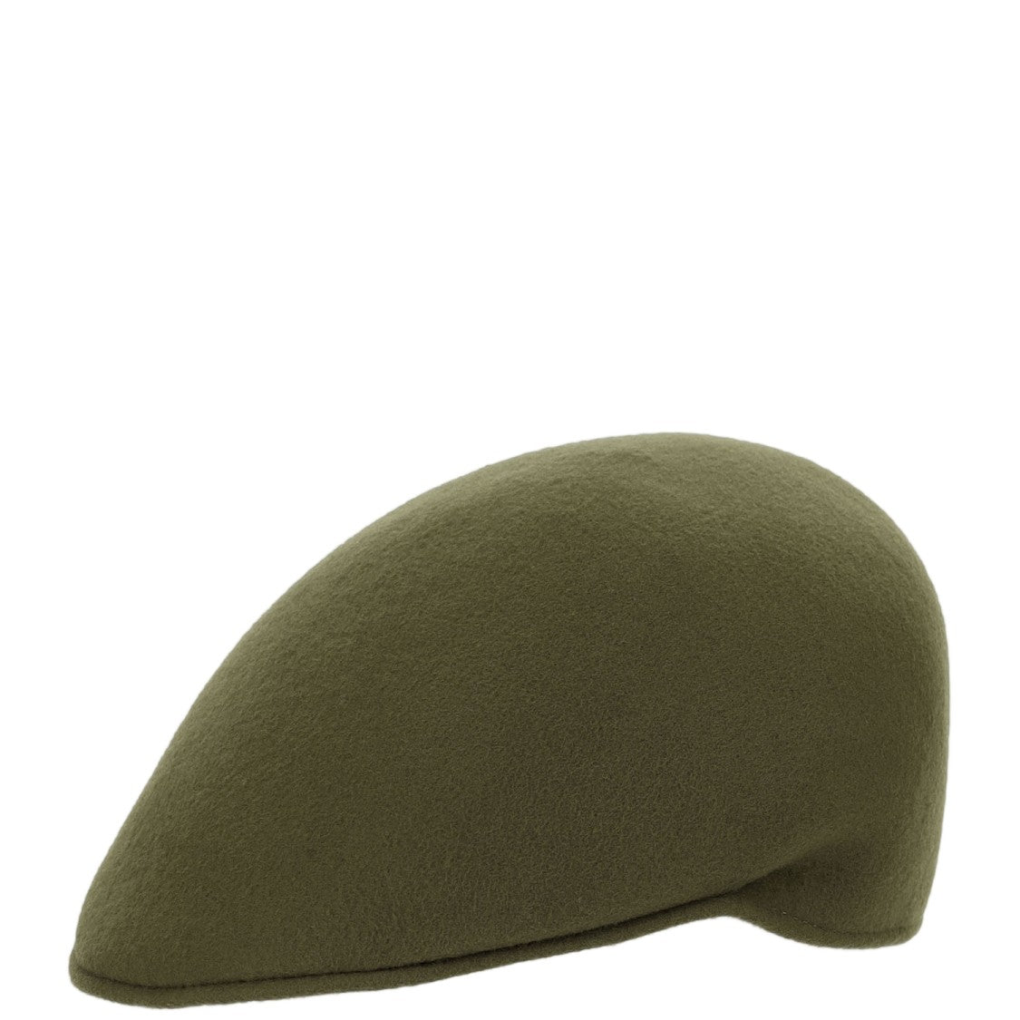 Alexia Alvarez De Toledo Green Stiff Wool Coppola Hat