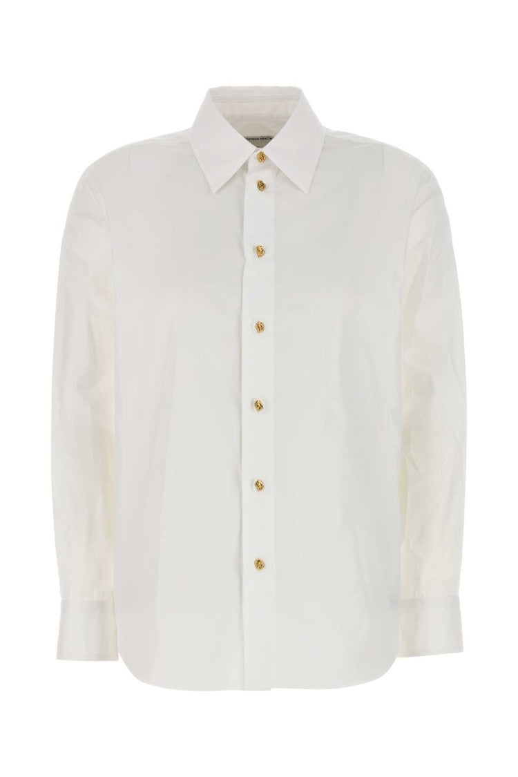 Bottega Veneta White Poplin Shirt
