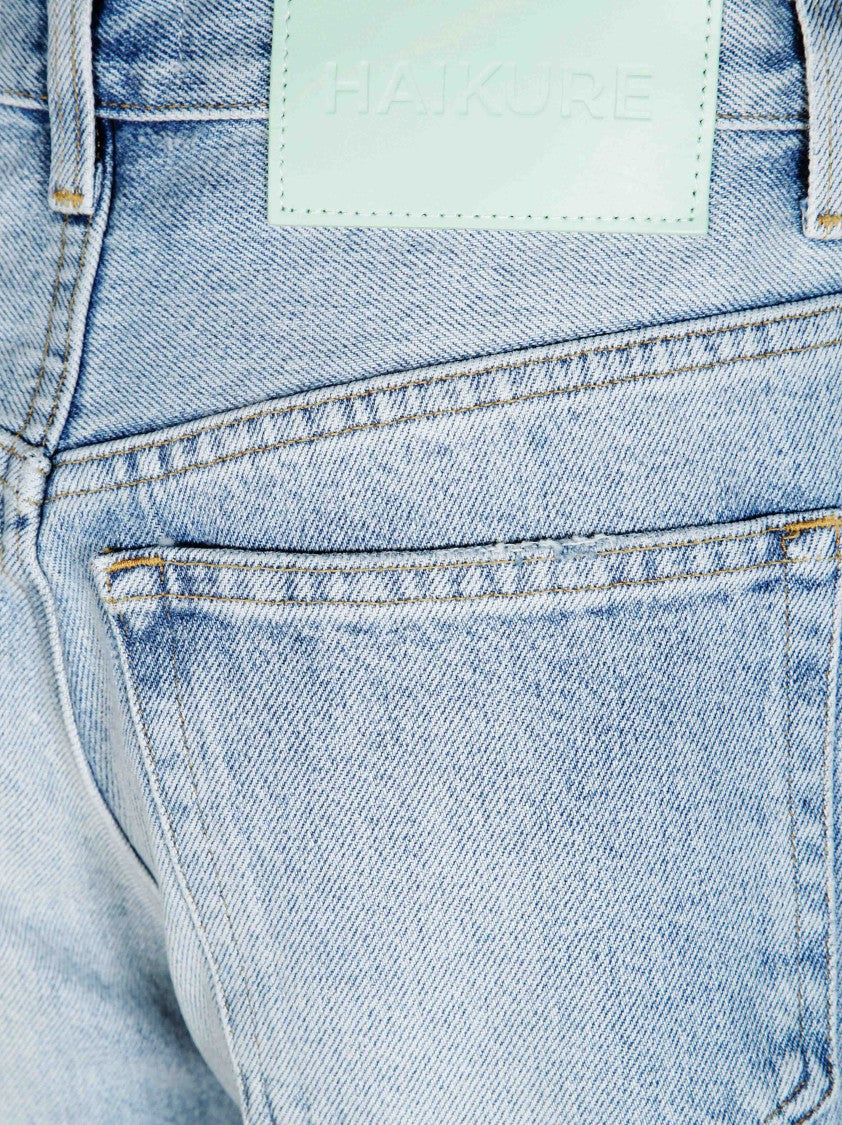 Haikure Clyde Double Marfa Blue Distressed Denim Jeans
