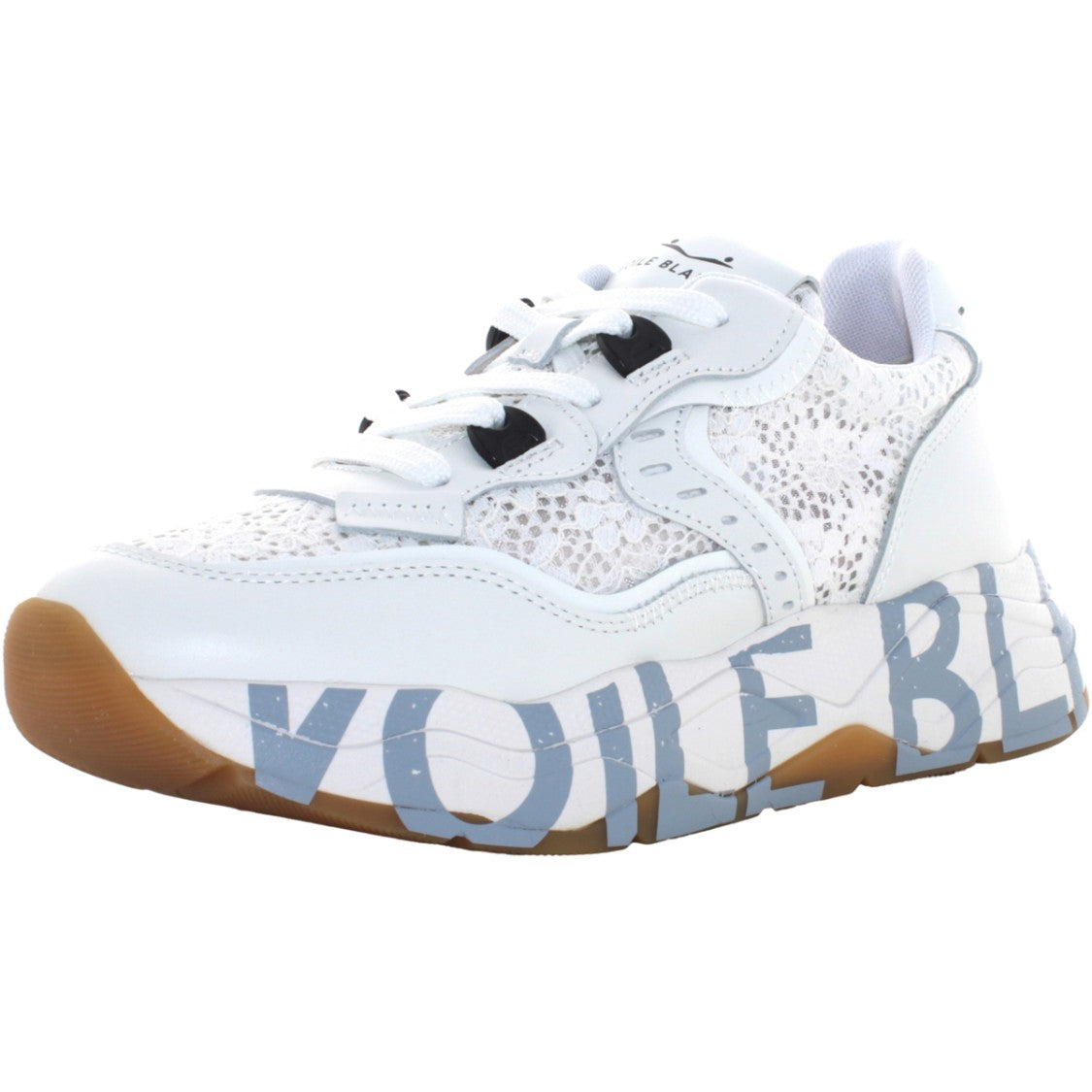 Voile Blanche Suede And Fabric Sneakers