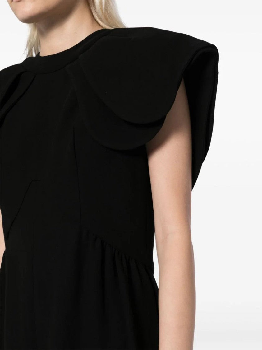 Saiid Kobeisy Crepe Jumpsuit, With Back Overskirt