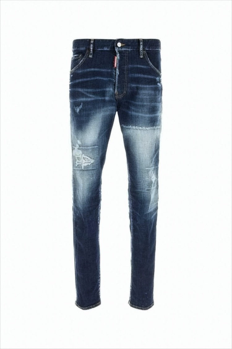 Dsquared2 Distressed Slim Fit Denim Pants