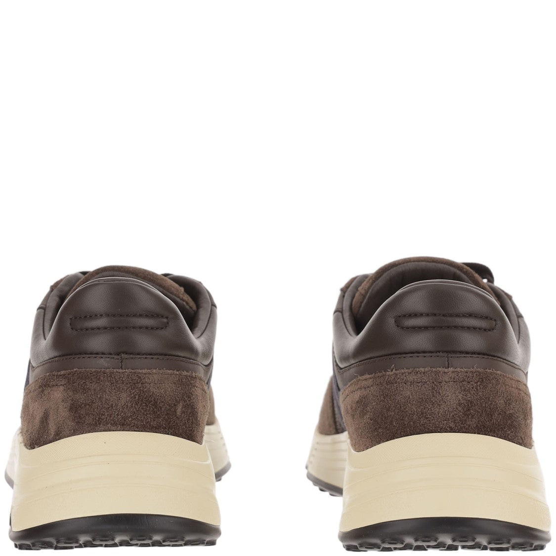 Hogan Brown Hyperlight Memory Foam Suede Sneakers