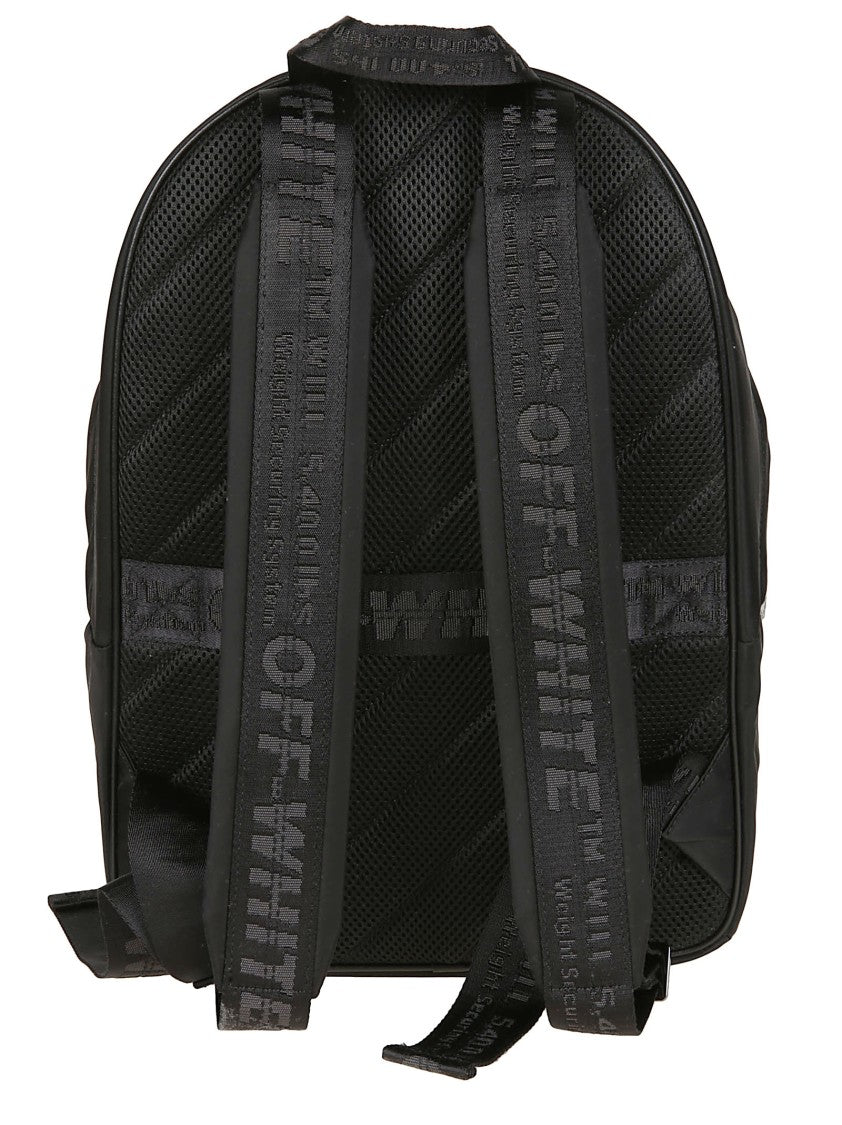 Off-White Black Heritage Polyamide Graphic Backpack