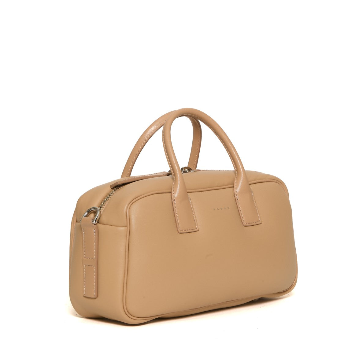 Hogan Beige Leather Bauletto Bag With Chic Detail