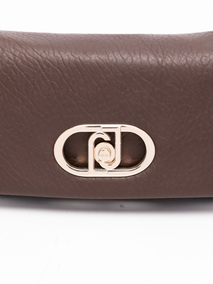 Liu Jo Rectangular Shoulder Bag With Metallic Clasp