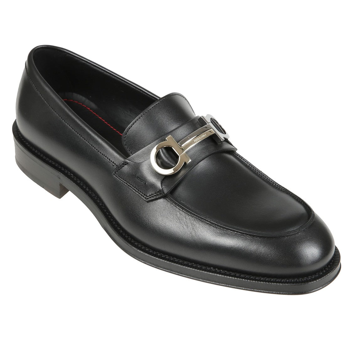 Ferragamo Gancini Loafers Leather Sole