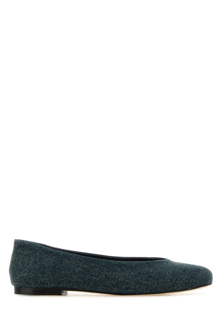 Gimaguas Denim Ballerinas With Rounded Toe