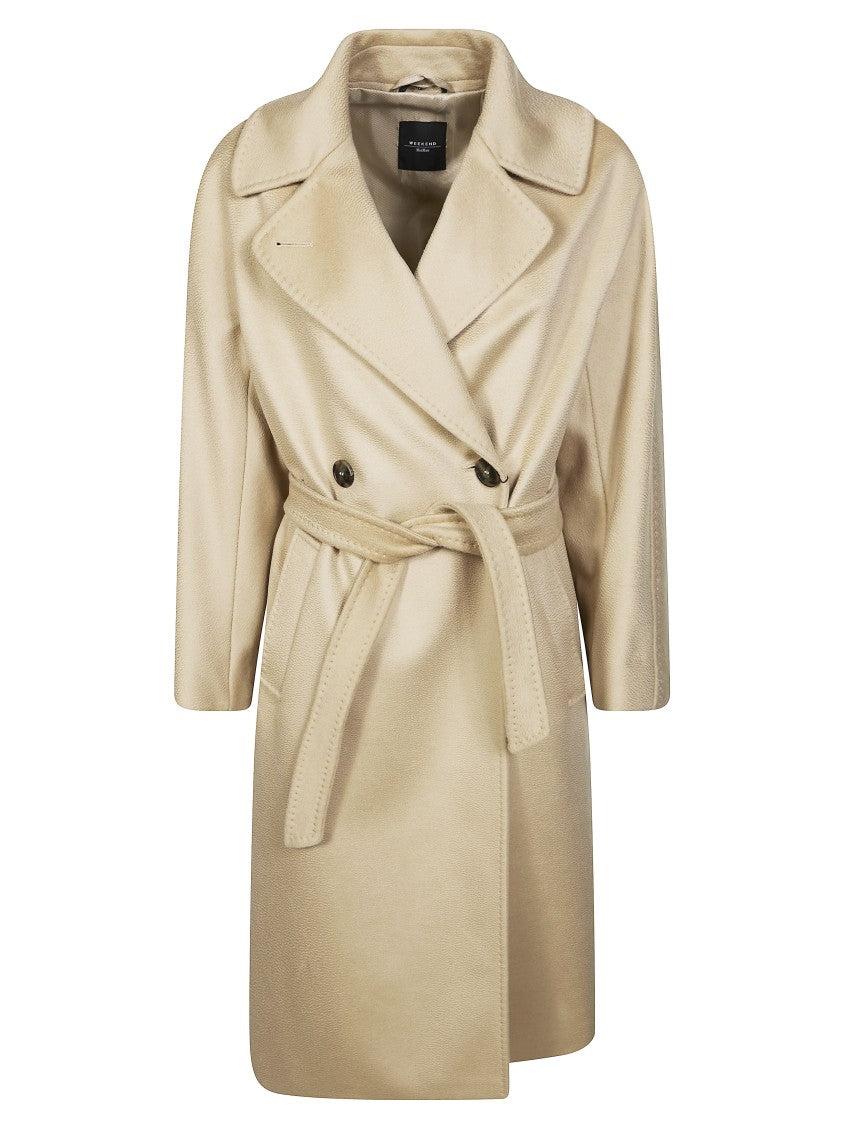 Max Mara Resina Double Breasted Belted Coat