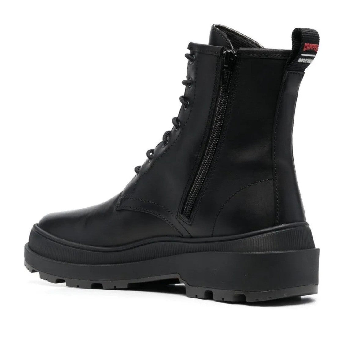 Camper Force Negro Brutus Black Lace-Up Leather Boots