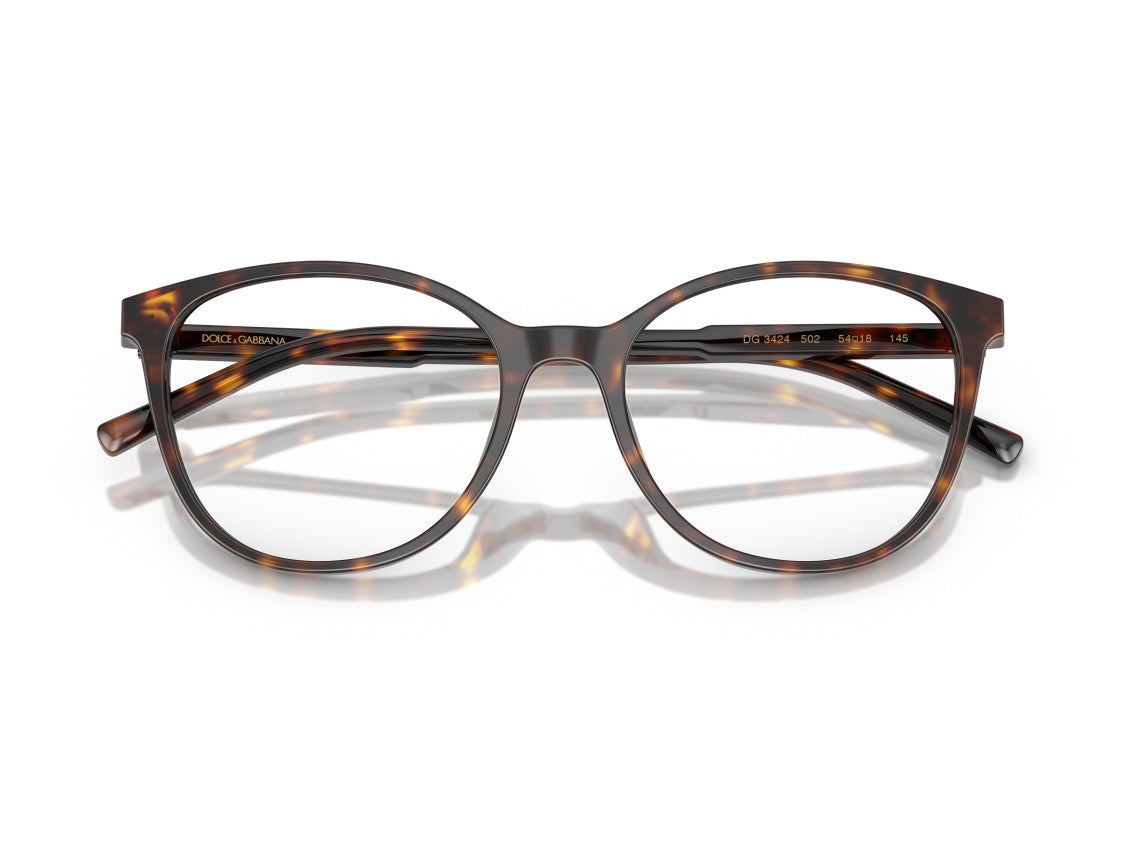 Dolce & Gabbana Tortoiseshell 0Dg3425 Acetate Cat-Eye Sunglasses