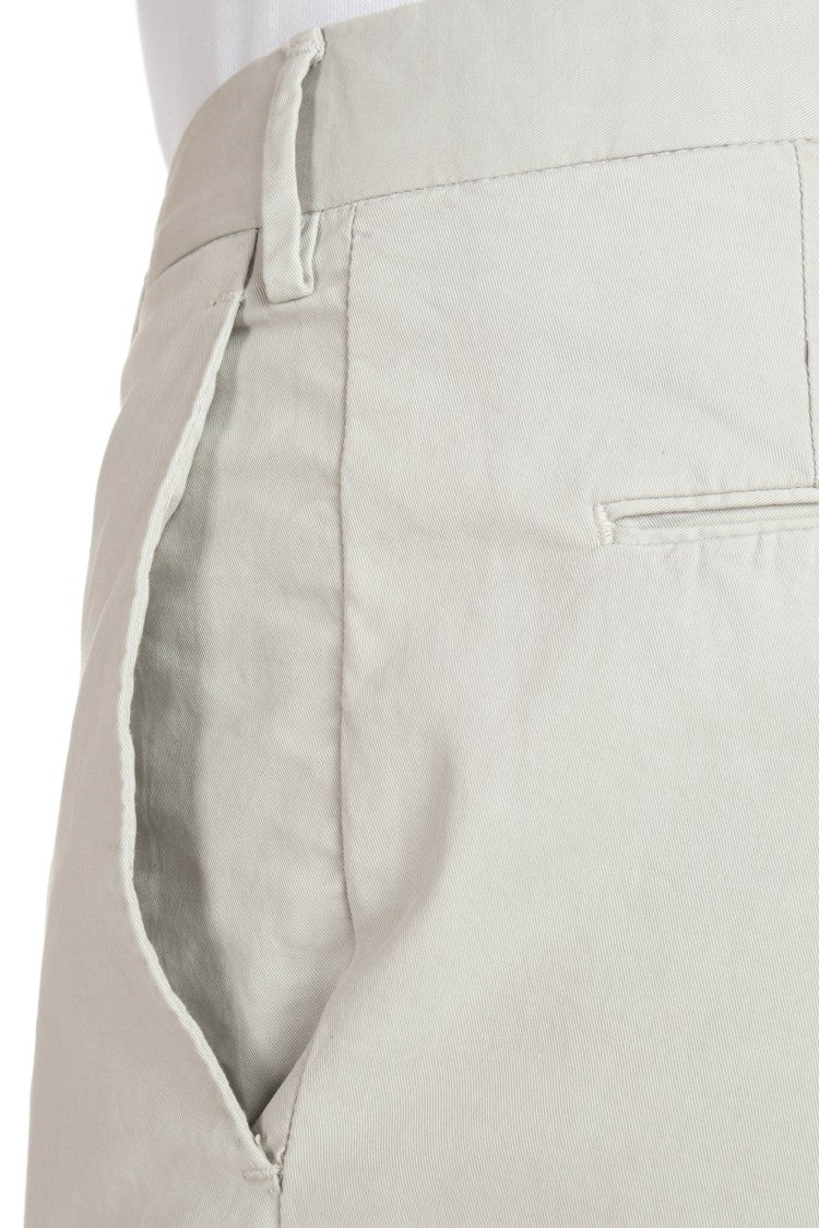 Pt Torino Super Slim Fit Cotton Gabardine Trousers