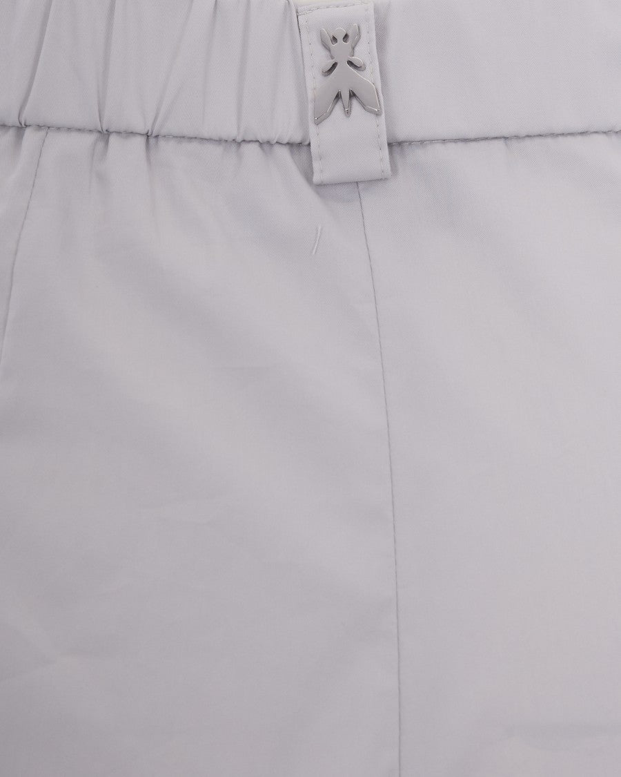 Patrizia Pepe Relaxed Wide-Leg Pants In Stretch Poplin