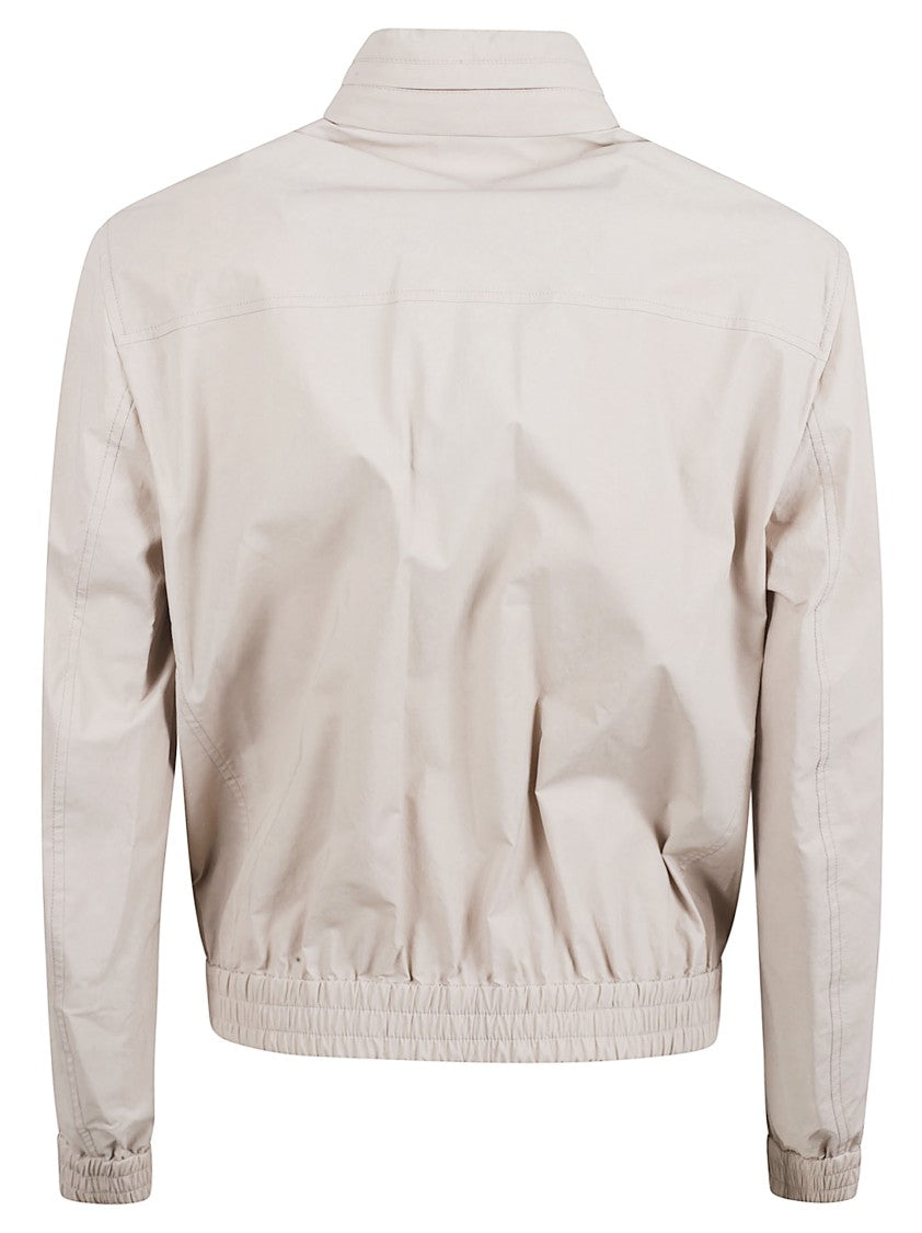 Brunello Cucinelli Textured Coat With Zip Closure