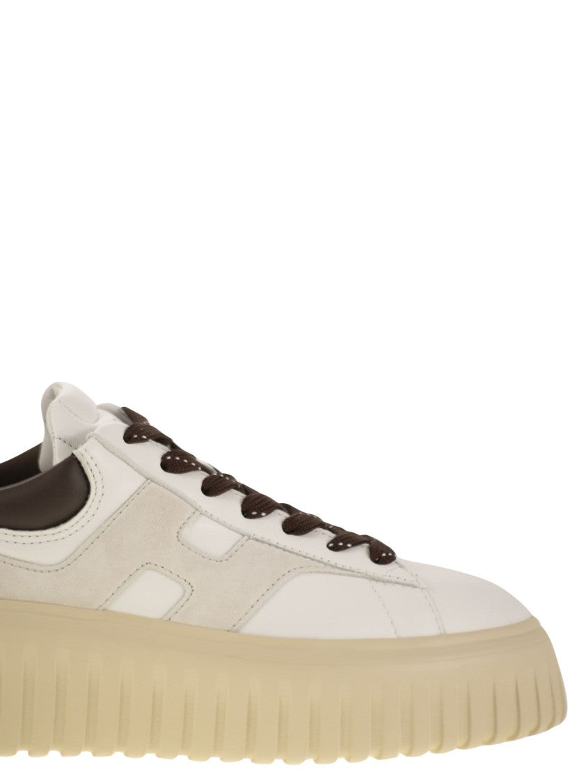 Hogan H-Stripes Leather Trainers