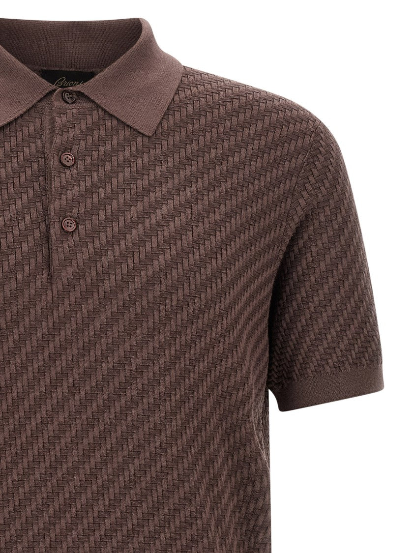 Brioni Weaving Polo Plot