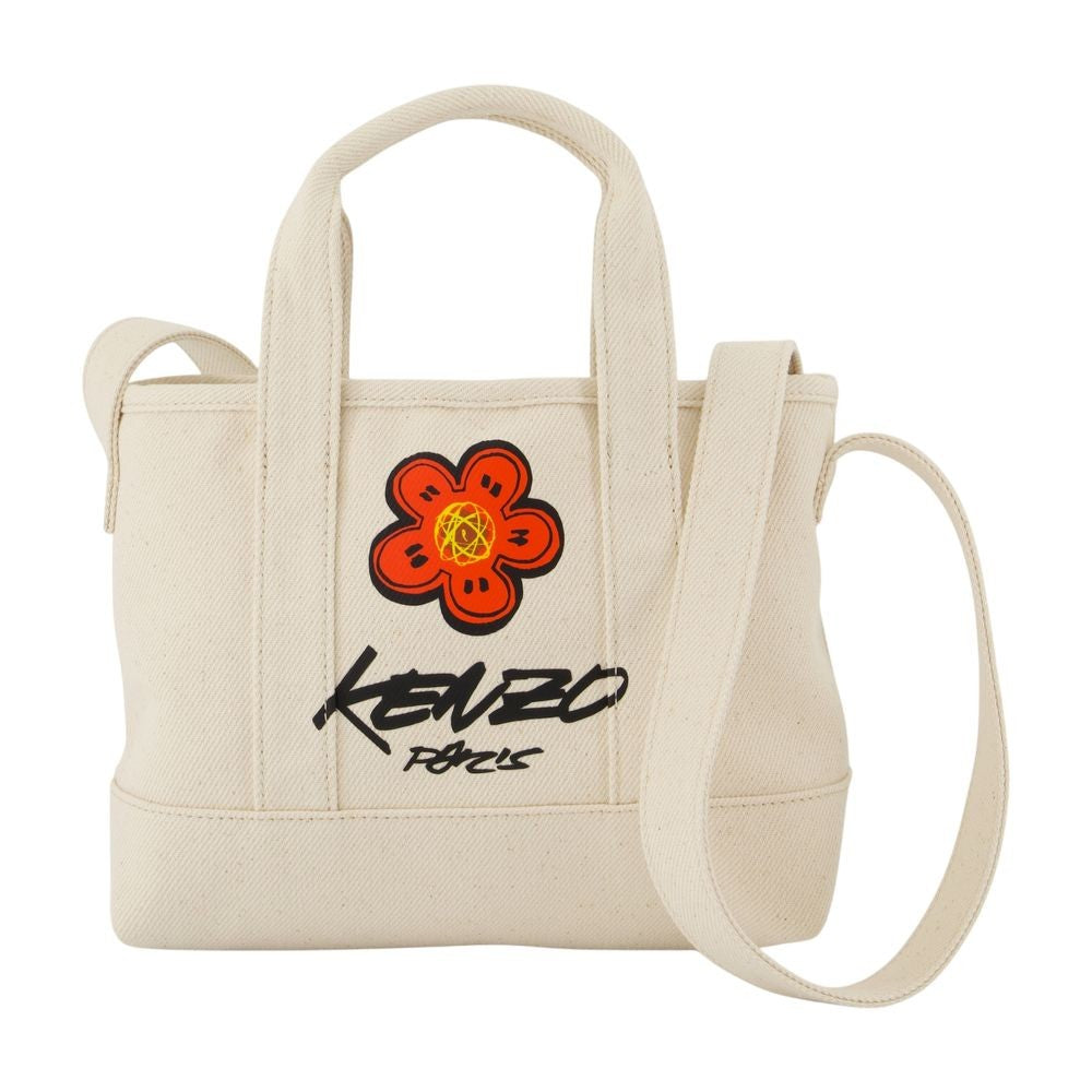 Kenzo Tote Bag Small - Cotton - White