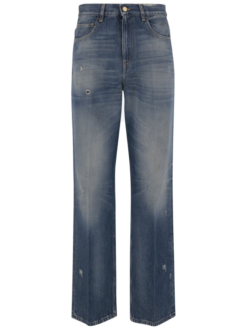 Golden Goose Relaxed Fit Cotton Denim Jeans