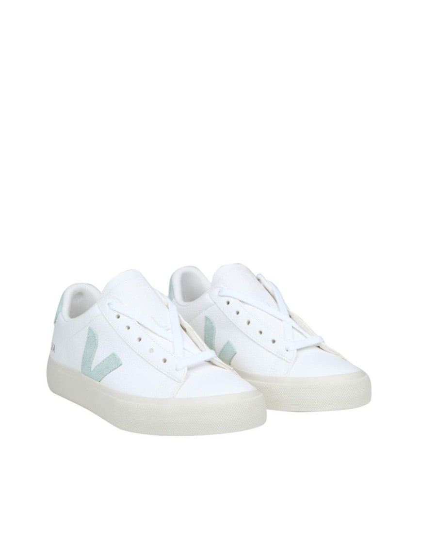 Veja Campo Chromefree Sneakers With Green Accents