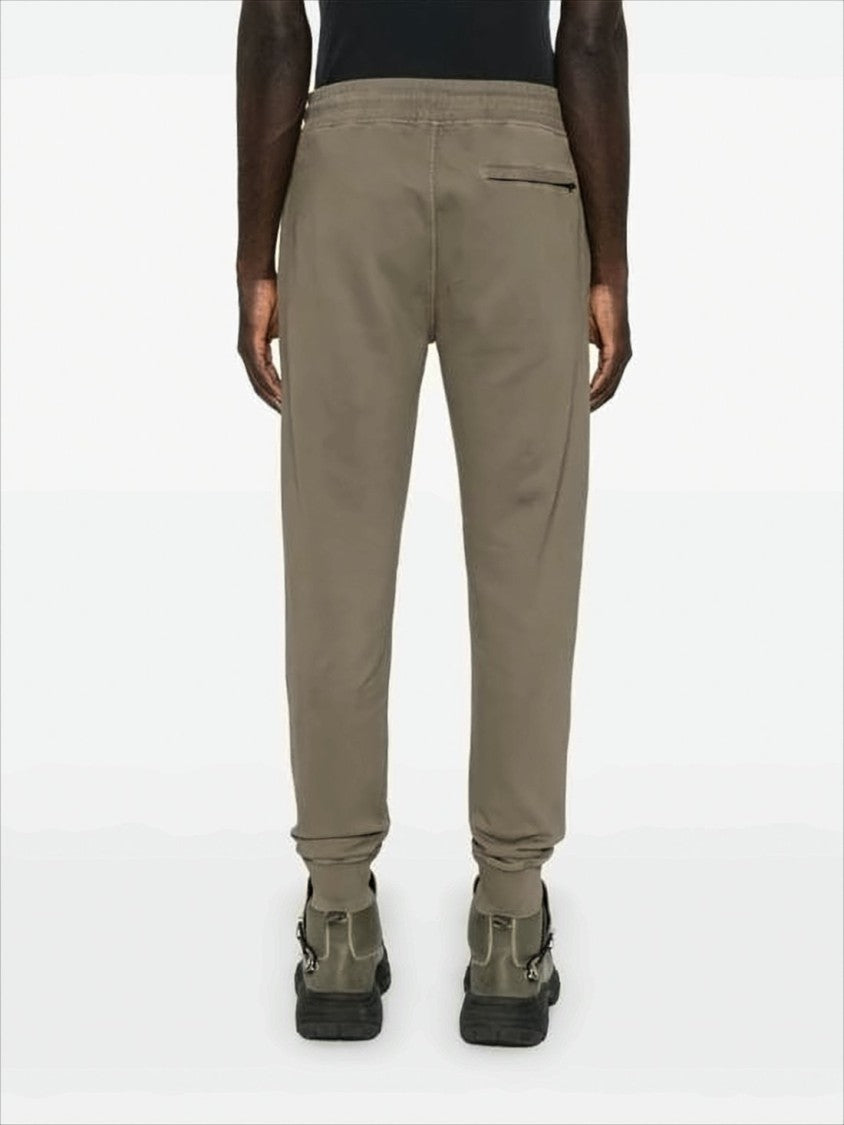 C.P. Company Relaxed Fit Jogger Pants With Tapered Leg And Embroidered Logo