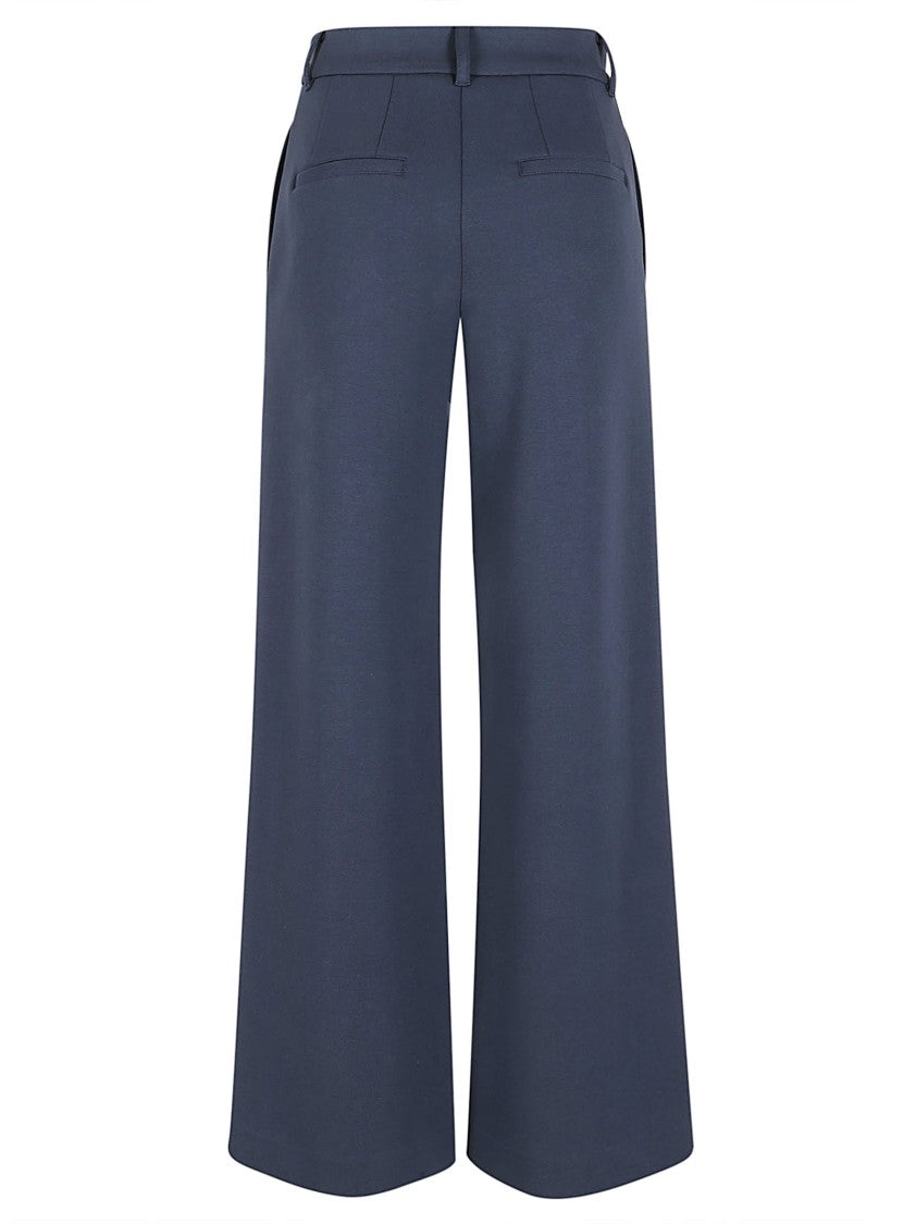 Max Mara Wide-Leg Cropped Trousers With Tailored Finish